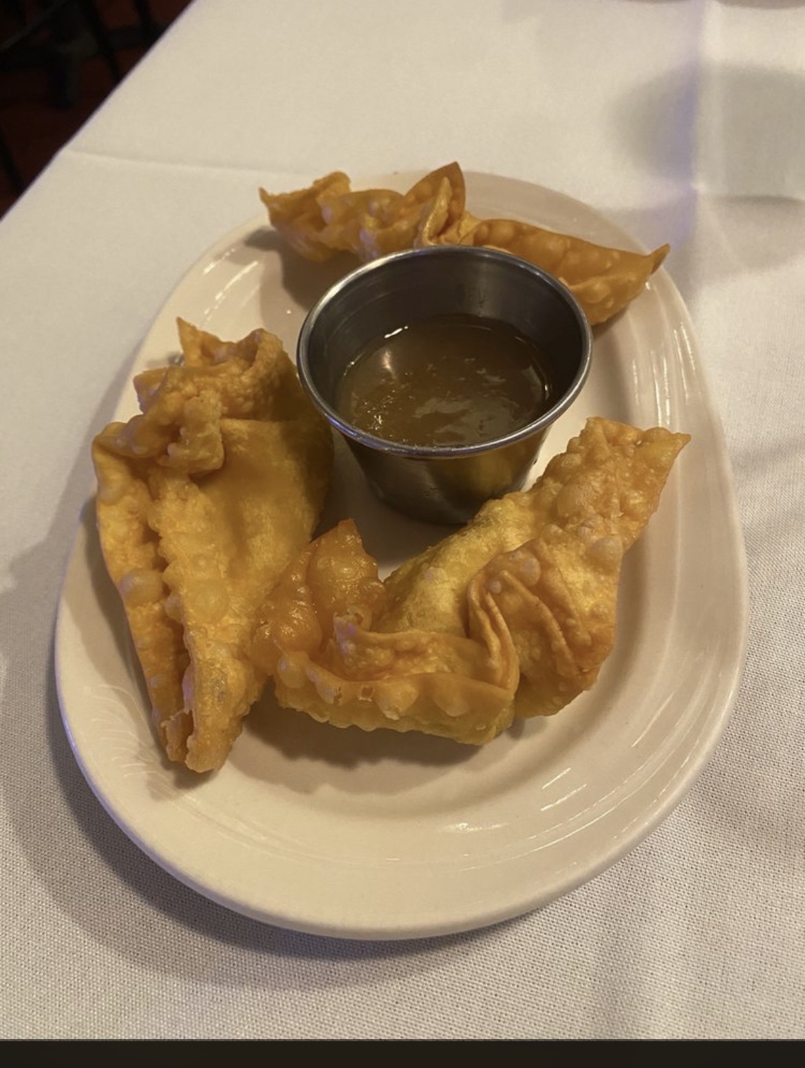 Crab Rangoon before MenuLens enhancement