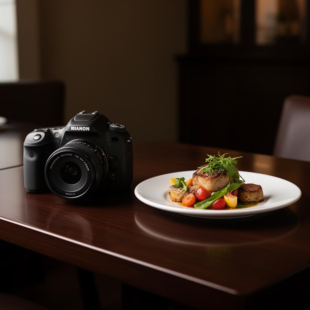 Professional food photography session